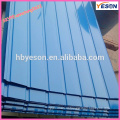 0.5mmx914mmx3m sky blue coating corrugated steel wall board